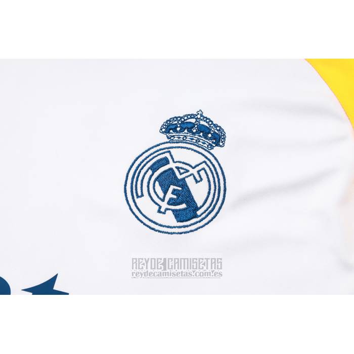 Chandal del Real Madrid Manga Corta 2024-2025 Blanco - Pantalon Corto